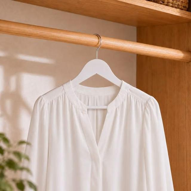 My Laundry White Wood Hangers, Pack of 3