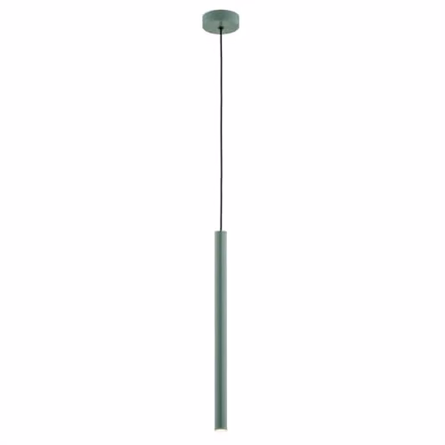 Netlighting Argon Rio Slim Green Cylinder Pendant Ceiling Light, 719lm, 3000K Warm White