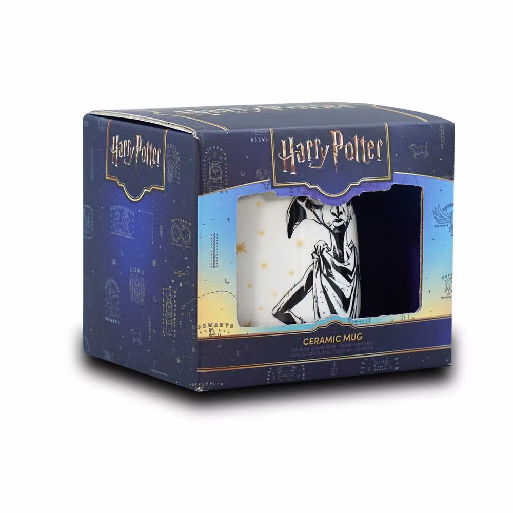 Harry Potter Dobby Oval Ceramic Mug, White, 370ml – 2