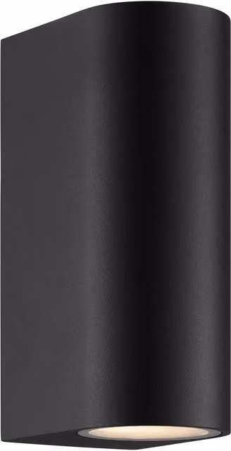 Nordlux Dion Up and Down Outdoor Wall Light in Black Metal with GU10 Socket and IP44 Rating – 1