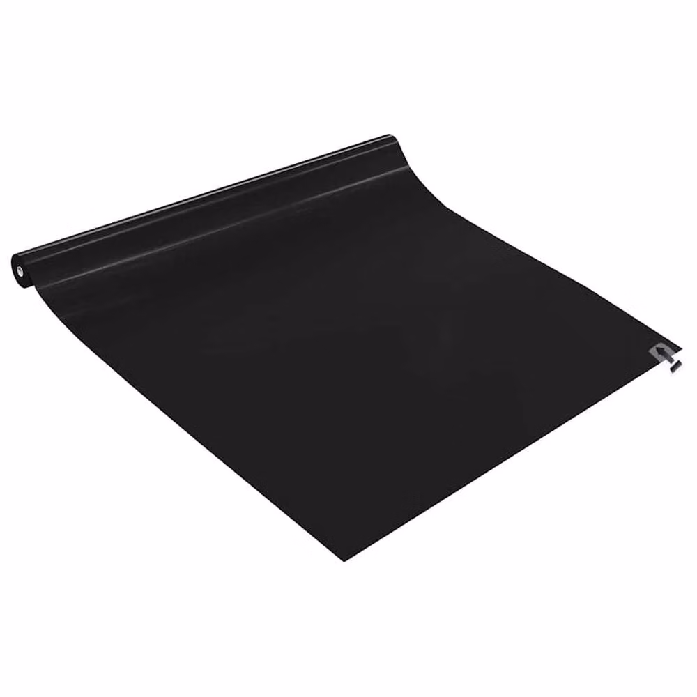 Berkfield Home Static Frosted Black PVC Window Films, 3 Pack – 3