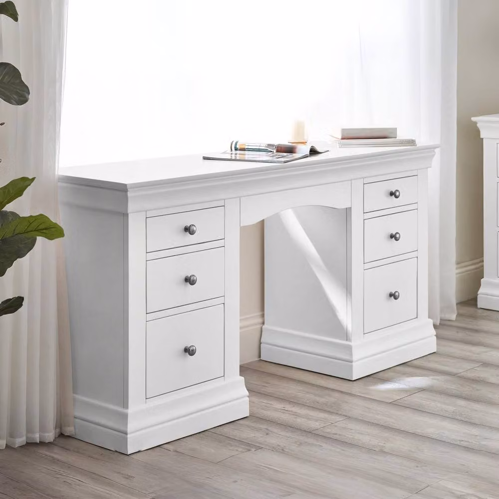 Cheshire Premium Ardena Dressing Table in Surf White and Soft White – 2