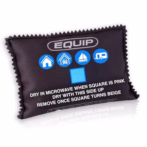 Equip Reusable Car Dehumidifier to Absorb Moisture and Prevent Damp and Condensation, Available in Blue, Pink or Grey