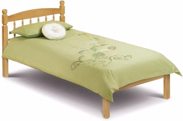 Cheshire Marble Solid Wood Pine Bed in Brown, Single 90 x 200 cm