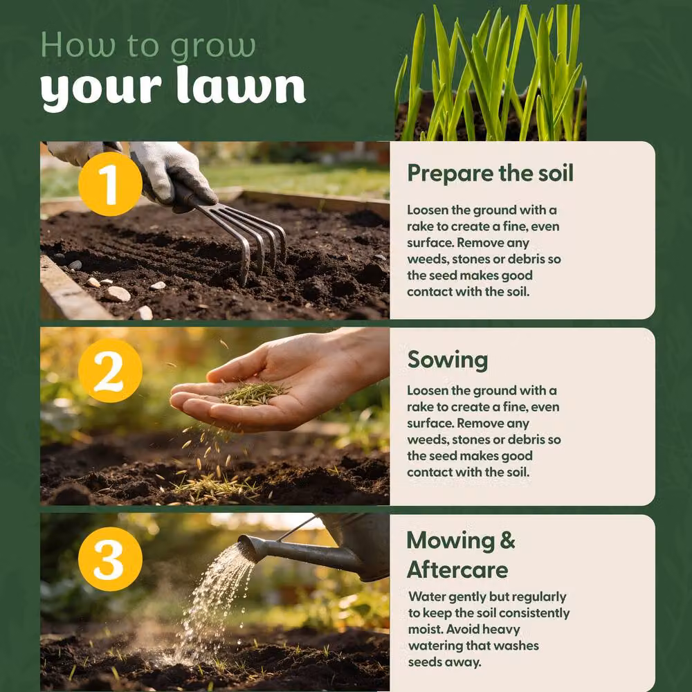 Foris Fast Growing Lawn Seed, 7kg – 6