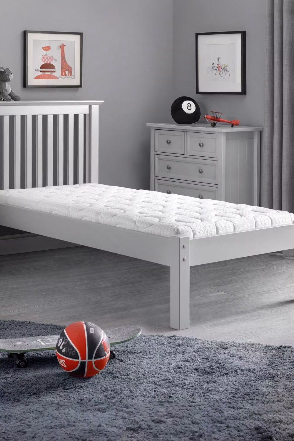 Julian Bowen Capsule Reflex White Foam Rolled Mattress, W/D/H: 120 x 200 cm, Medium Comfort – 2