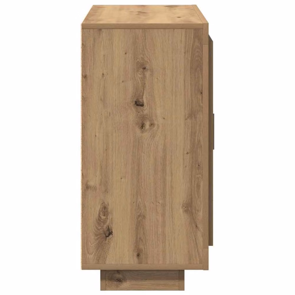 Berkfield Home Artisan Oak Sideboard in Brown, W/D/H: 92 x 35 x 75 cm – 2