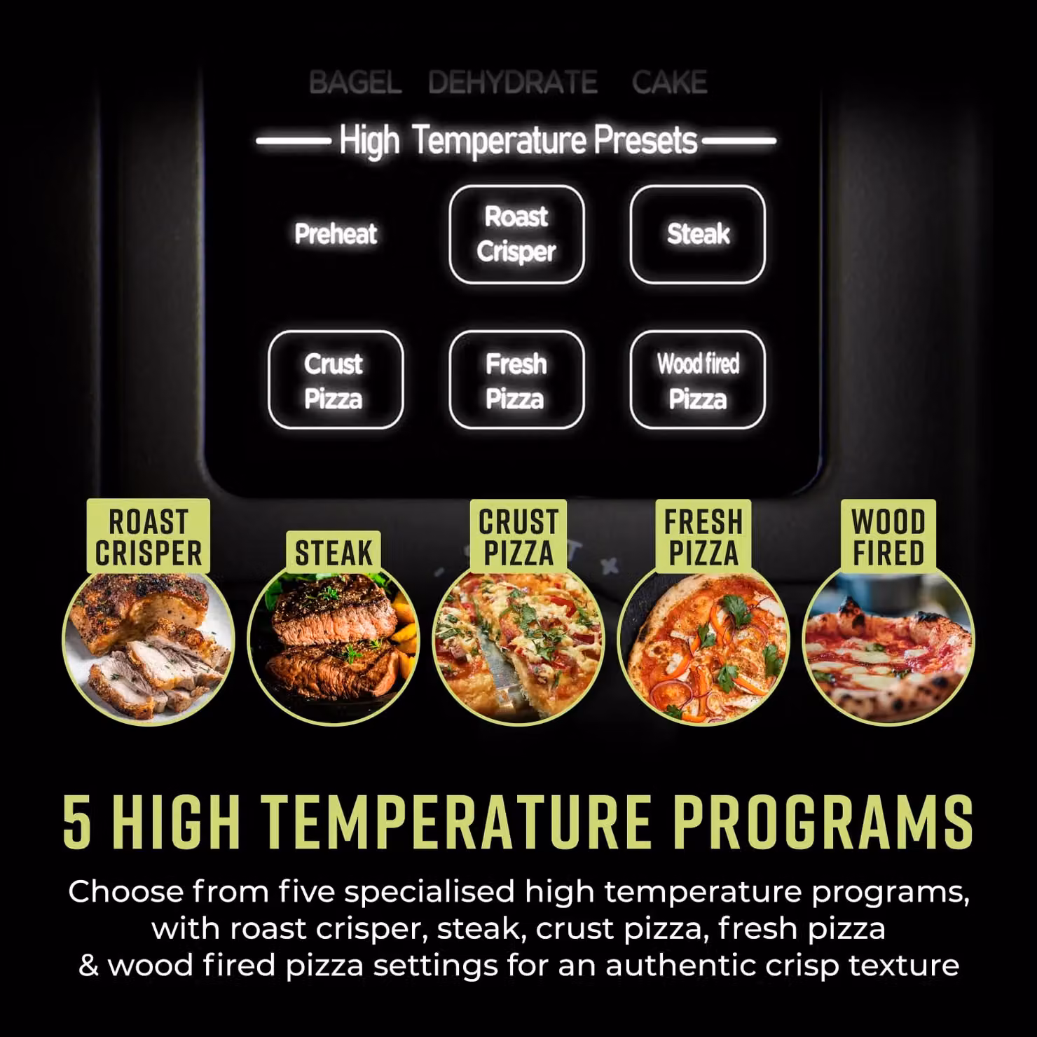 Tower Elite 18L Pizza Oven with Grill, 2000W, Grey and Silver, T17141 – 5