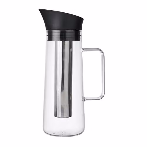 La Cafetiere Glass Cold Brew Coffee Maker with Mesh Filter, 1 l, Transparent – 1