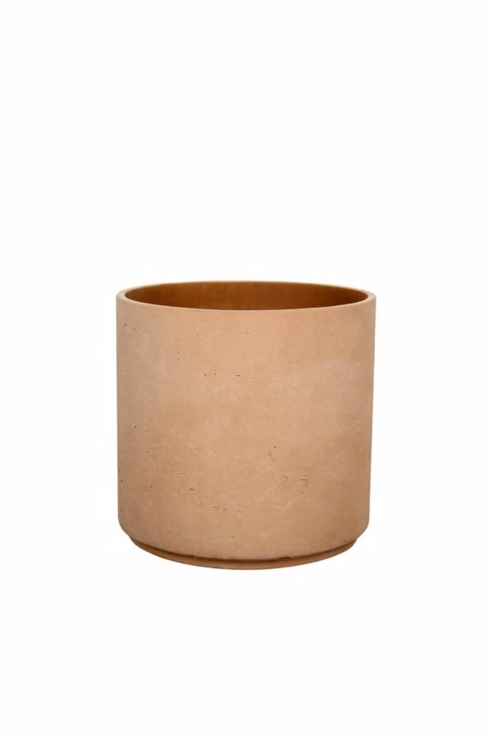 KDMD Hortus Classic Cylinder Planter Pot in Terracotta and Brown, H: 21 cm, W: 23 cm – 2