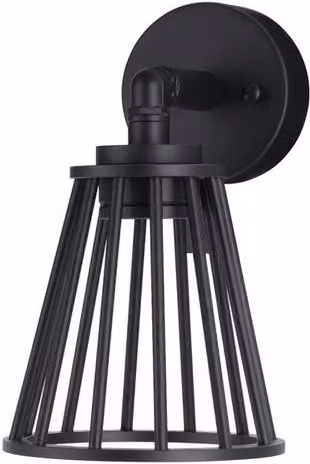 Netlighting Carina Black Aluminium LED Wall Lamp with 3000K Warm White Light, 6W, 279.09 Lm, IP65 Rated