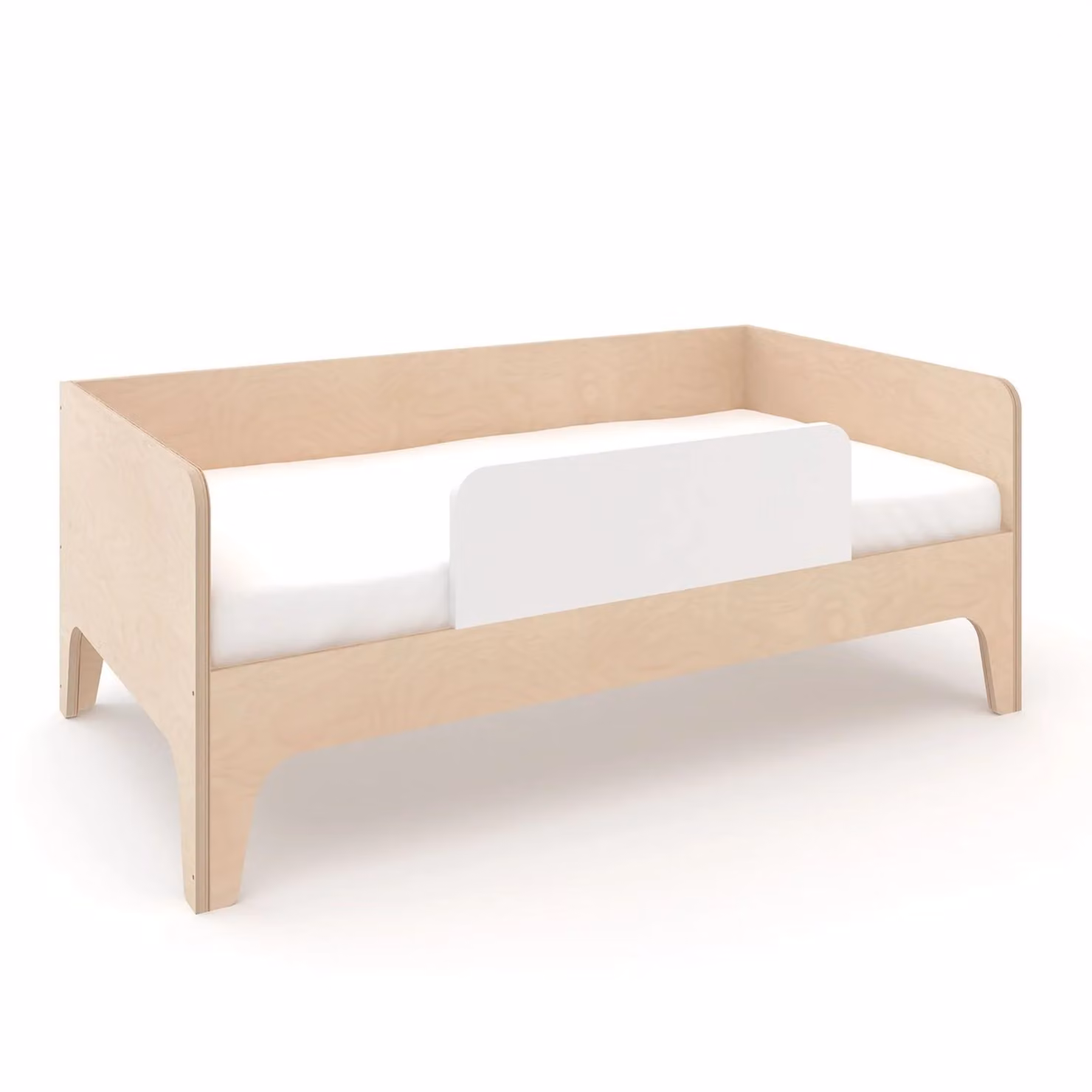 Oeuf NYC Perch Toddler Bed in White and Birch – 2