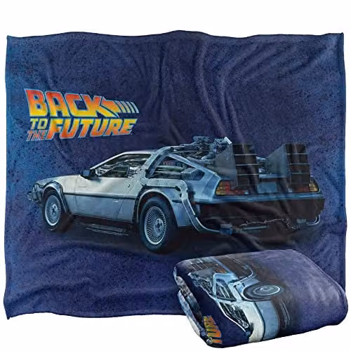 Trevco White Fleece Throw Blanket, W/D/H: 152 x 127 cm