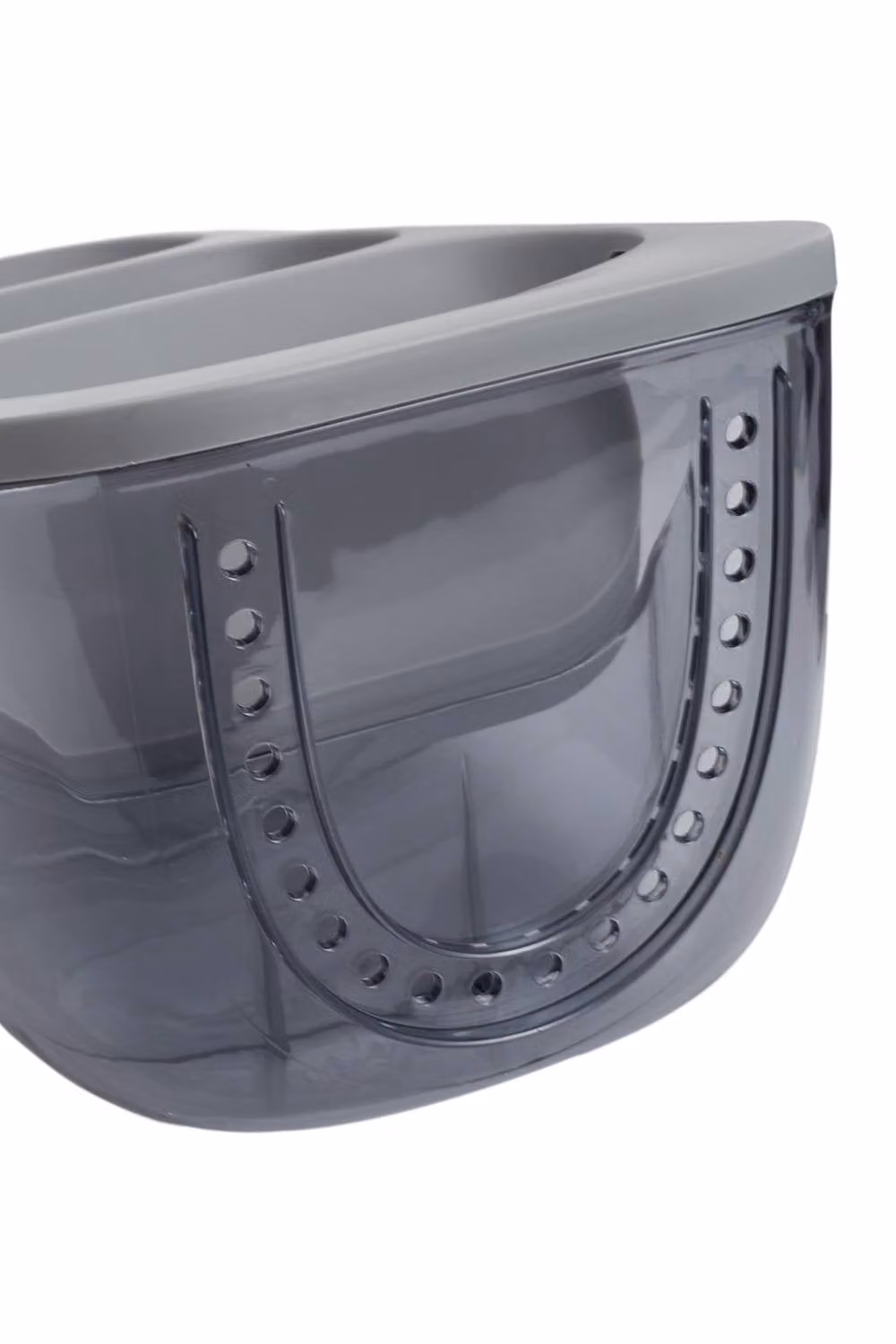 Garden Sanctuary Freestanding 3-Compartment Plastic Utensil Holder in Grey – 3