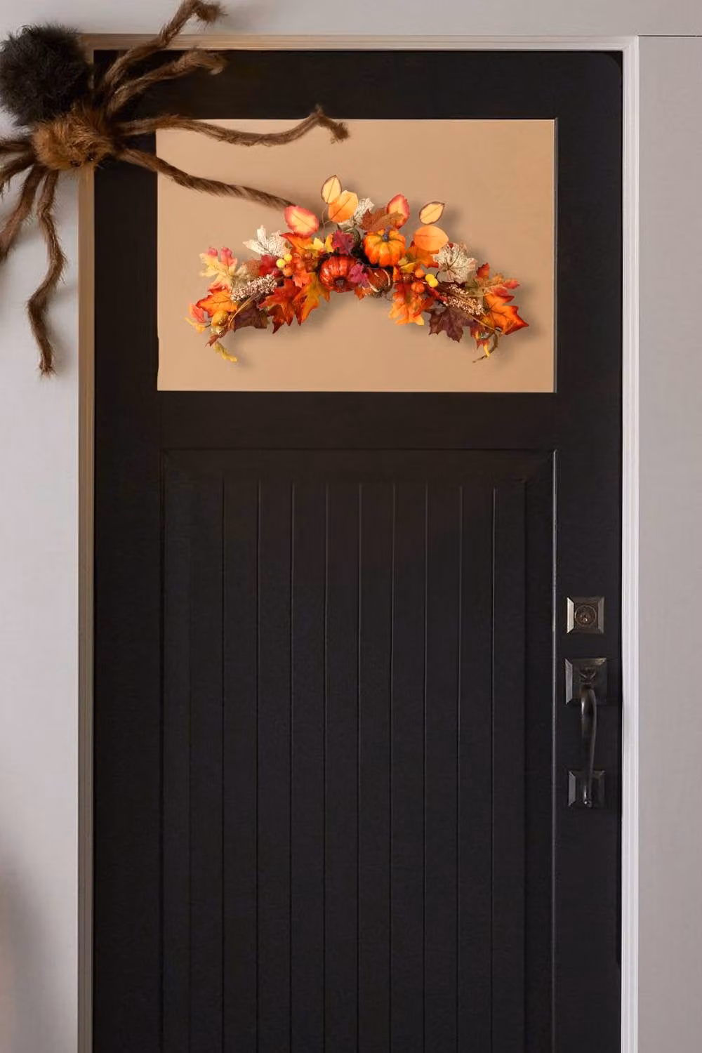 Garden Sanctuary Orange Artificial Autumn Maple Leaves Hanging Swag for Halloween and Thanksgiving Decor – 2