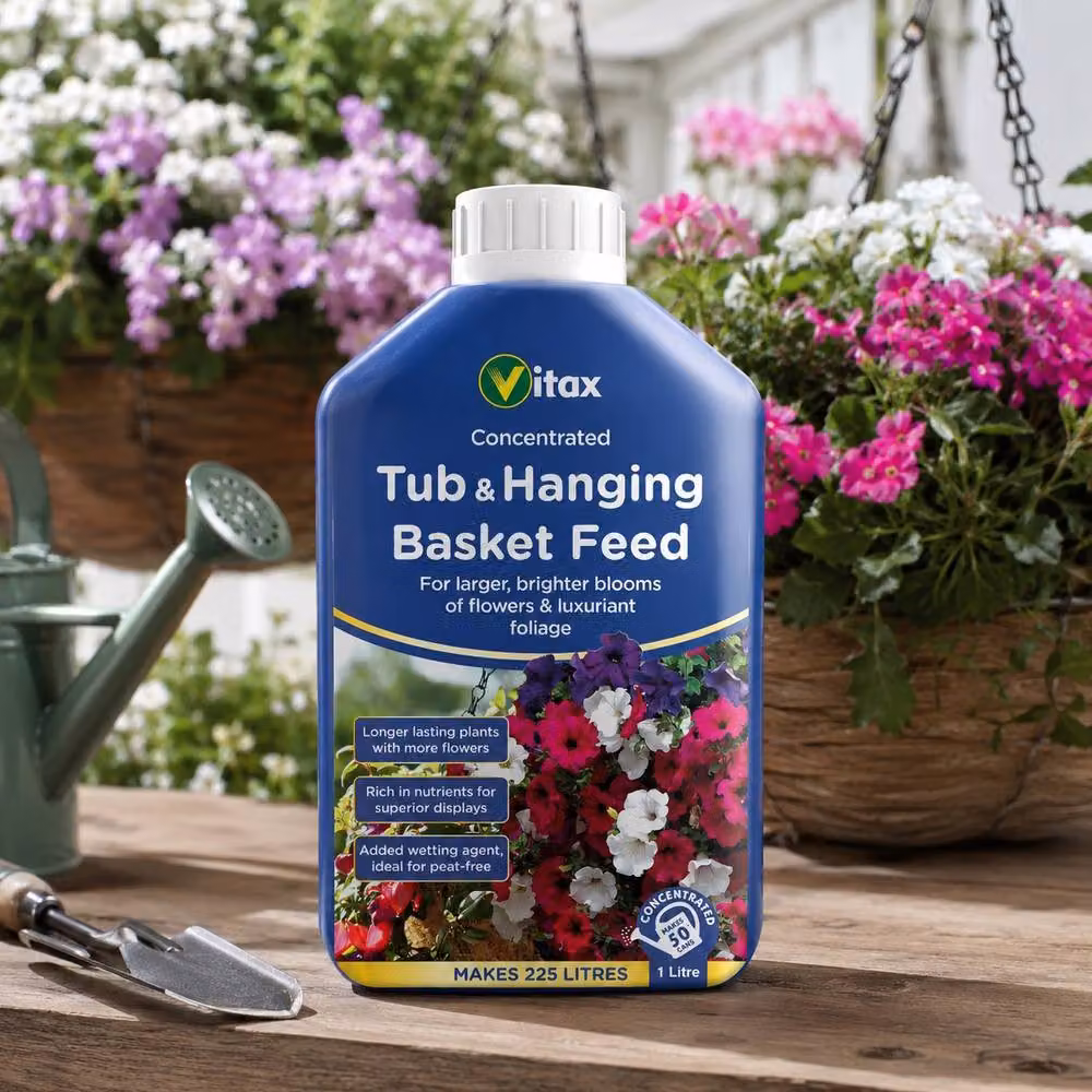 Vitax Purple Tub and Hanging Basket Concentrated Liquid Plant Tonic, 1 l – 3