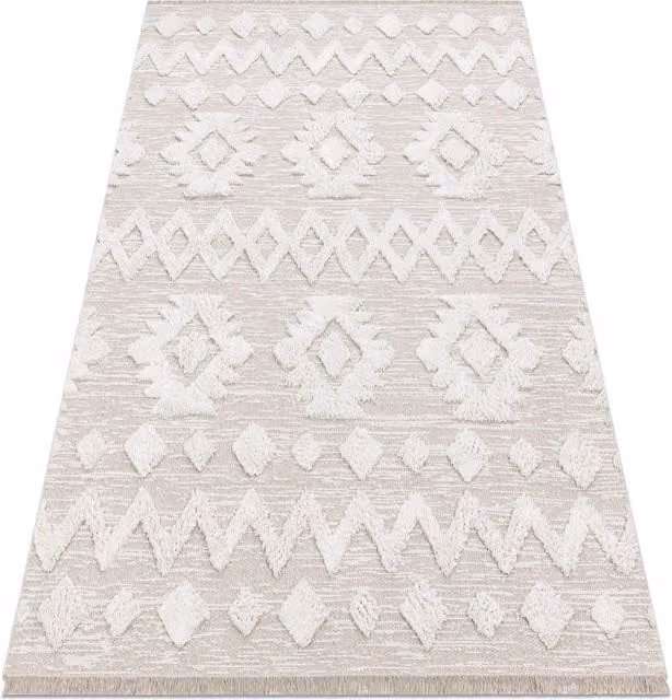 RugsX Moroccan Rug in Beige, W: 155 cm, L: 220 cm – 1