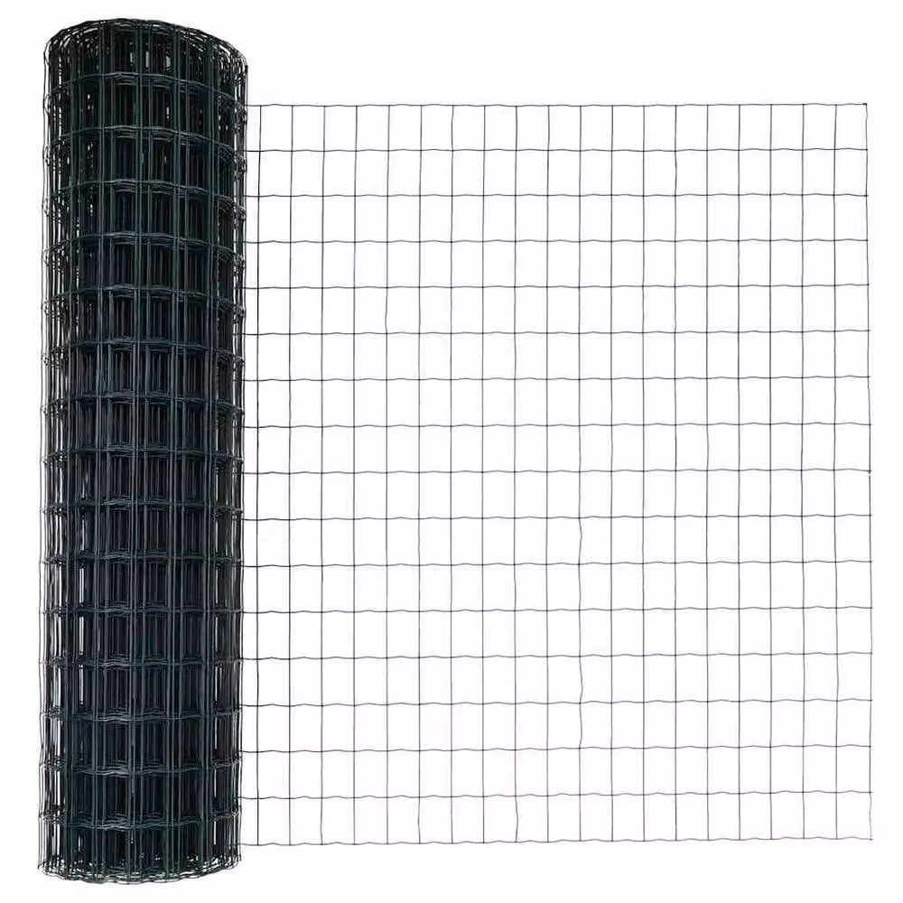 Berkfield Home Green Euro Fence with 13 Posts, Galvanised Steel, W: 25 m, H: 1.2 m – 6