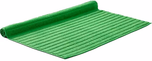 Christy Prism Luxury Turkish Cotton Bath Mat, Absinthe Green, W/D: 60 x 60 cm