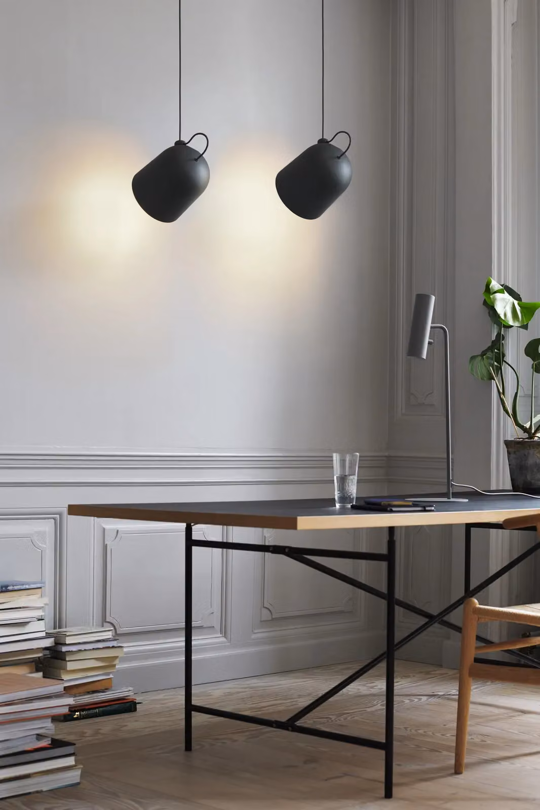 Nordlux Angle Black Metal Adjustable Pendant Light with E27 Socket, Diameter: 21 cm – 3