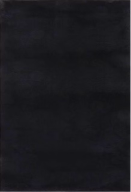 Berkfield Home Washable Soft Shaggy Anti Slip Round Rug in Black, W: 160 cm, D: 230 cm