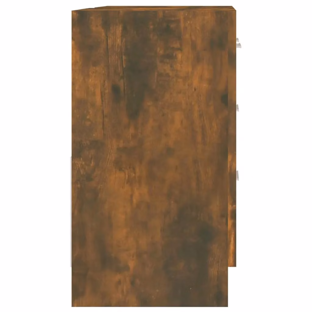 Berkfield Home Sink Cabinet in Smoked Oak Brown, W/D/H: 63 x 30 x 54 cm – 3