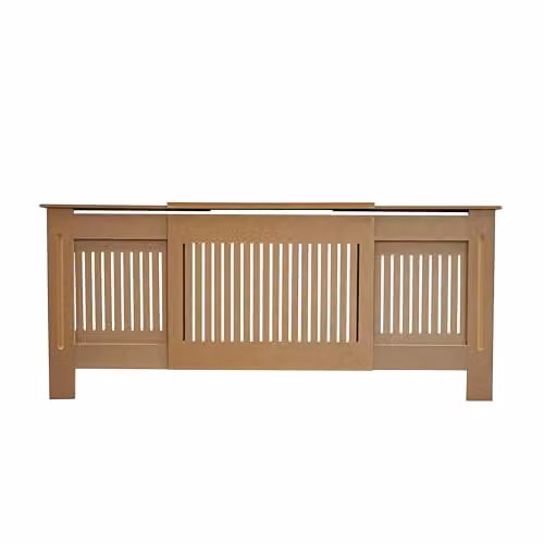 Airwave Adjustable Vertical Line Style Radiator Cover in Unpainted MDF – 1