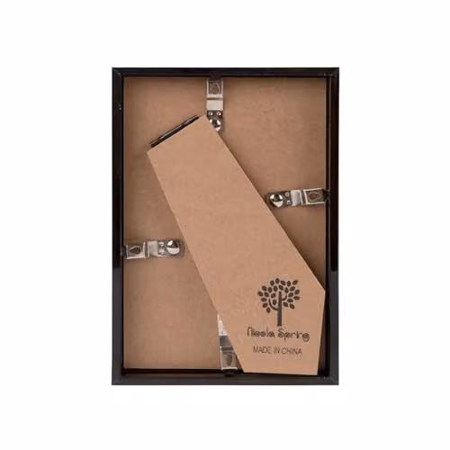 Nicola Spring 3D Deep Shadow Box Photo Frame, Black, Pack of 2, 10.16 x 15.24 cm – 3
