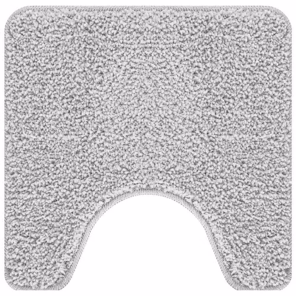 Berkfield Home Modern Non-Slip Rectangular Bath Mat, Grey, W/D: 50 x 50 cm – 2
