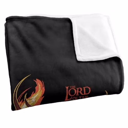 Warner Bros. Lord of the Rings Moria Balrog Flames Super Soft Fleece Throw Blanket, Multicolour, W/D/H: 91 x 36 x 147 cm – 2