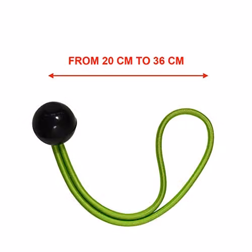 Master Lock Blue Bungee Cords with Ball, Set of 4, 20 cm – 3