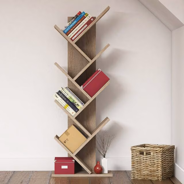 Bimossa Hitit Tree Bookcase in Blue and Brown