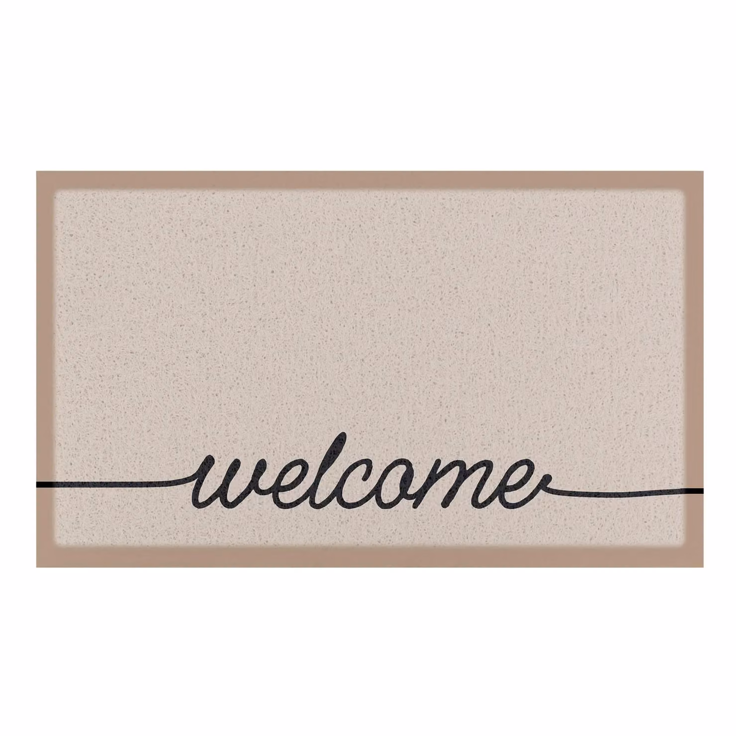 Artsy Mats Welscribble Beige Indoor and Outdoor Doormat, W: 90 cm, D: 60 cm – 2