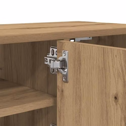 vidaXL Artisan Oak Wall Cabinet, Brown, W: 101 cm, D: 30 cm, H: 29 cm – 3