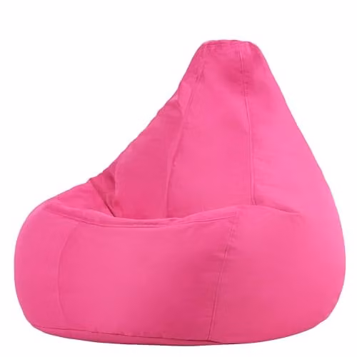 Bean Bag Bazaar Pink Outdoor Bean Bag with Filling Included – 1