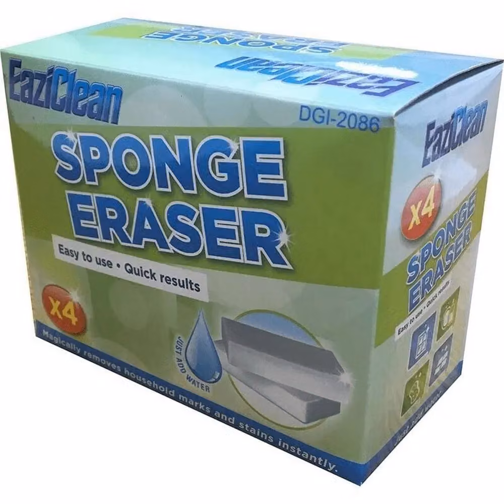 Duzzit Sponge Eraser, White, Pack of 4 – 2