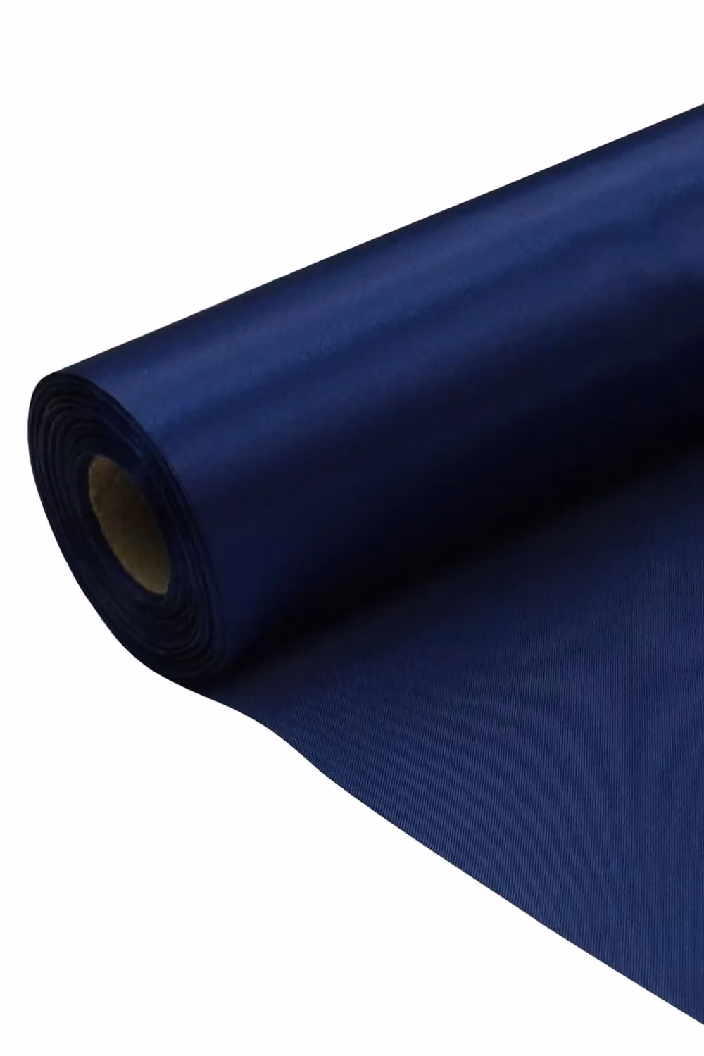 Neel Blue Solid Satin Fabric Roll in Navy for Wedding Décor and Drapery, W: 20 cm, H: 29 cm – 2