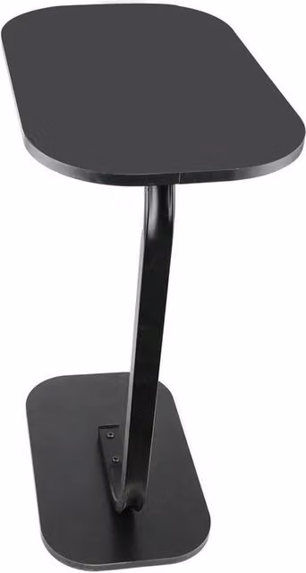 Kelvenix Black C-Shape Sofa Side Table and Computer Desk – 1