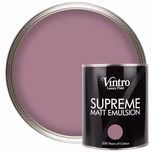 Vintro Luxury Matt Emulsion Multi Surface Paint, Wild Heather Purple, 1 l