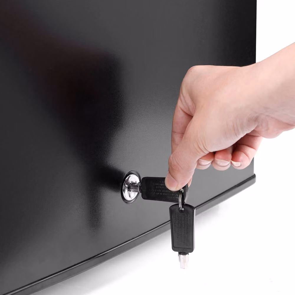 Subcold Eco50 Mini Fridge Black, 45L Countertop Compressor Model with Lockable Solid Door – 10