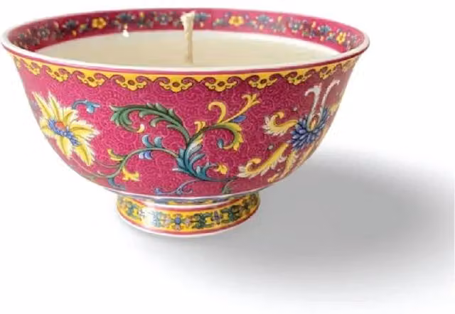 Candle Up Royalty Multicolour Bowl Table Candle with Soy Wax and Ceramic