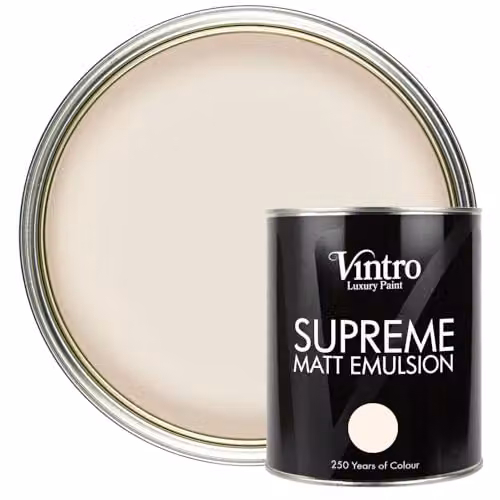 Vintro Luxury Matt Emulsion Multi Surface Paint in Light Peach, 1L – 1