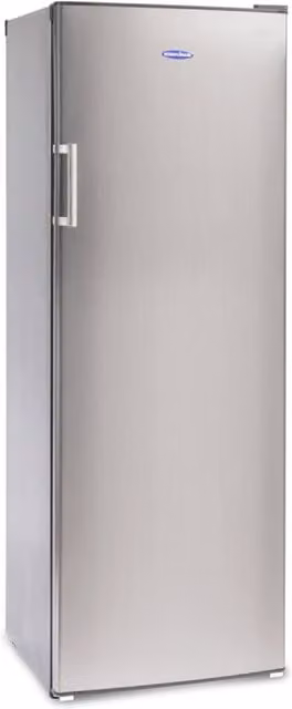 Iceking RZ245ES Silver Freestanding Upright Freezer, E Energy Rating, W/D/H: 60 x 60 x 242 cm