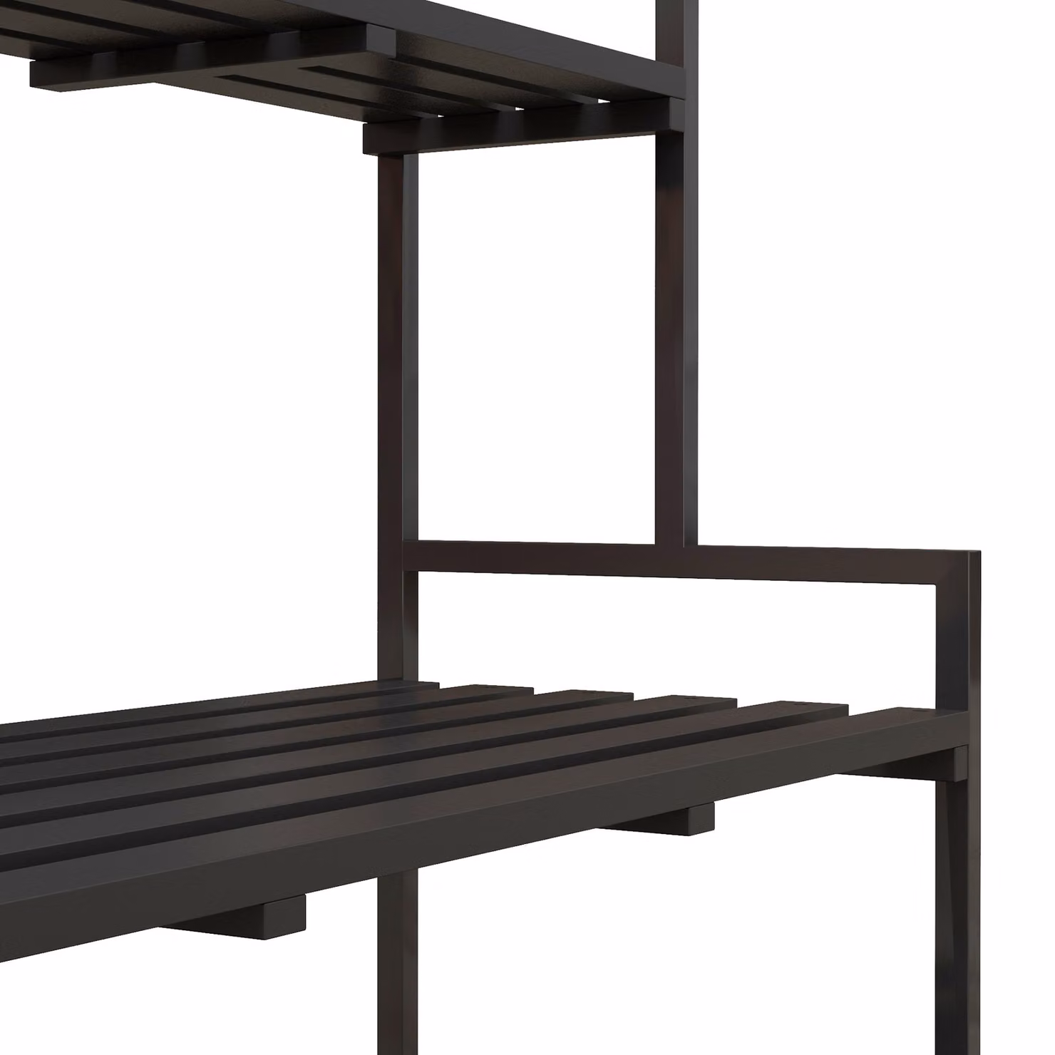 Outsunny 3 Tiered Plant Rack with Hanging Hooks in Black, H 170 x W 110 x D 30 cm – 7