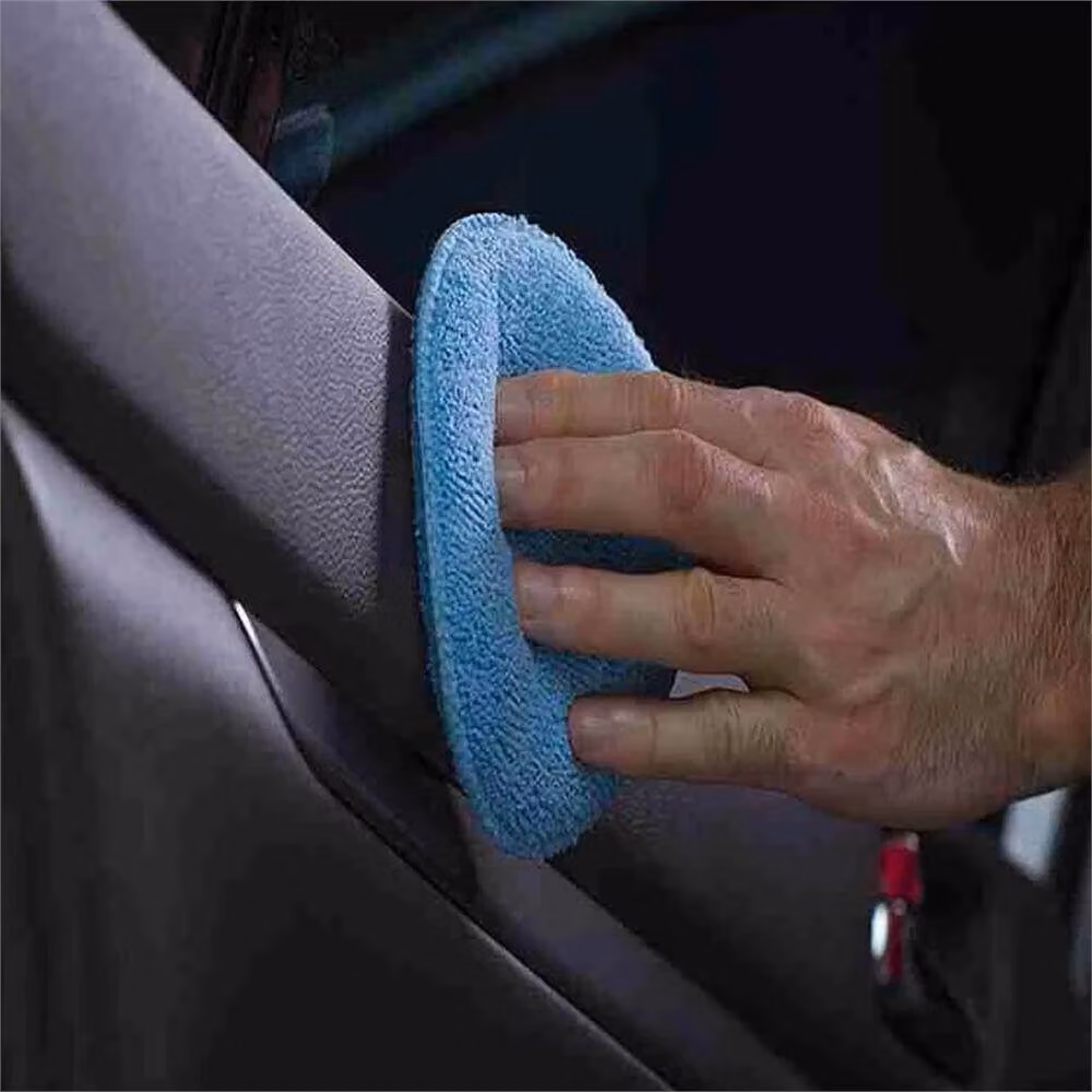 Nordara 20-Piece Blue Microfiber Car Polishing Pads and Wax Applicator Foam Sponges – 4