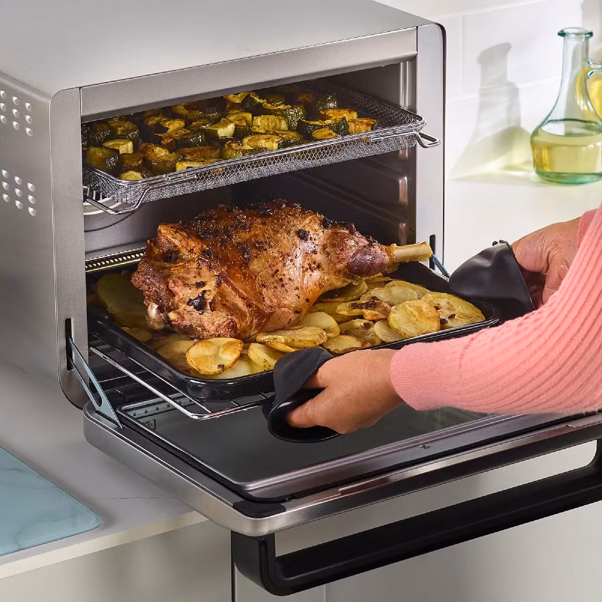 Ninja Foodi 10-in-1 Multifunction Air Fryer Oven DT200UK, Silver – 6