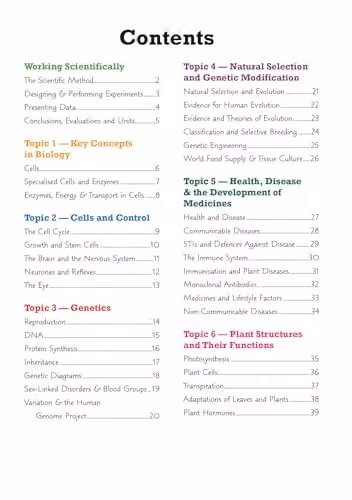 CGP Edexcel GCSE Biology Knowledge Organiser for 2027 and 2028 Exams – 2
