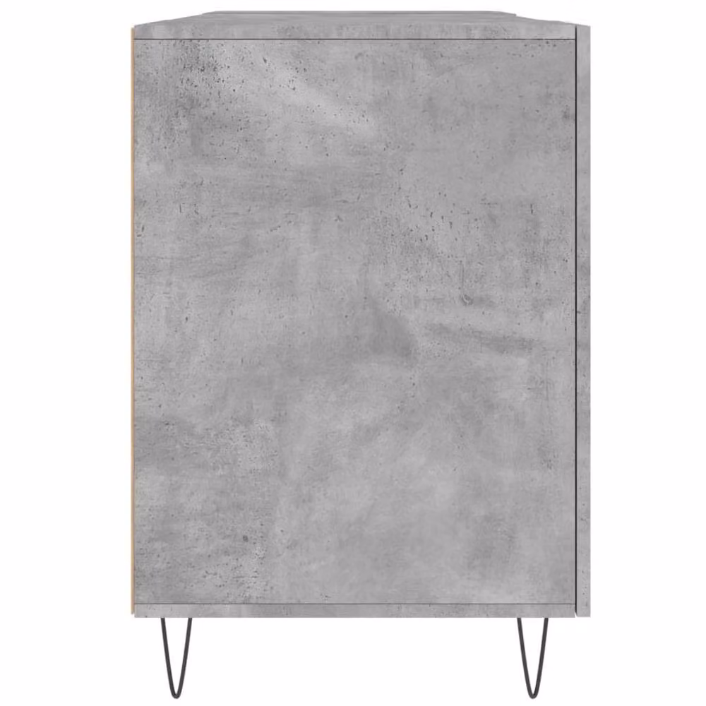 Berkfield Home Elegant Writing Desk in Concrete Grey, W/D/H: 140 x 50 x 75 cm – 3