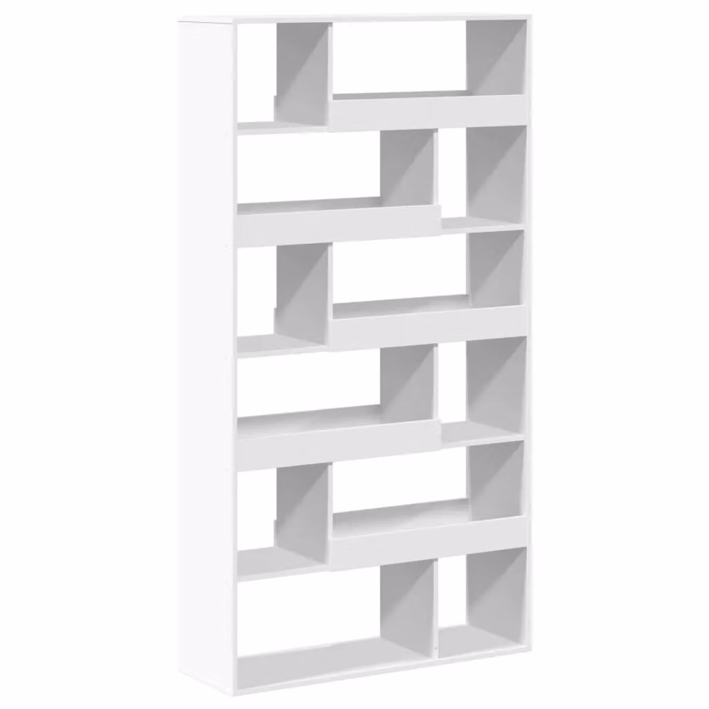 Berkfield Home White Room Divider in MDF, W/D/H: 100 x 33 x 187.5 cm