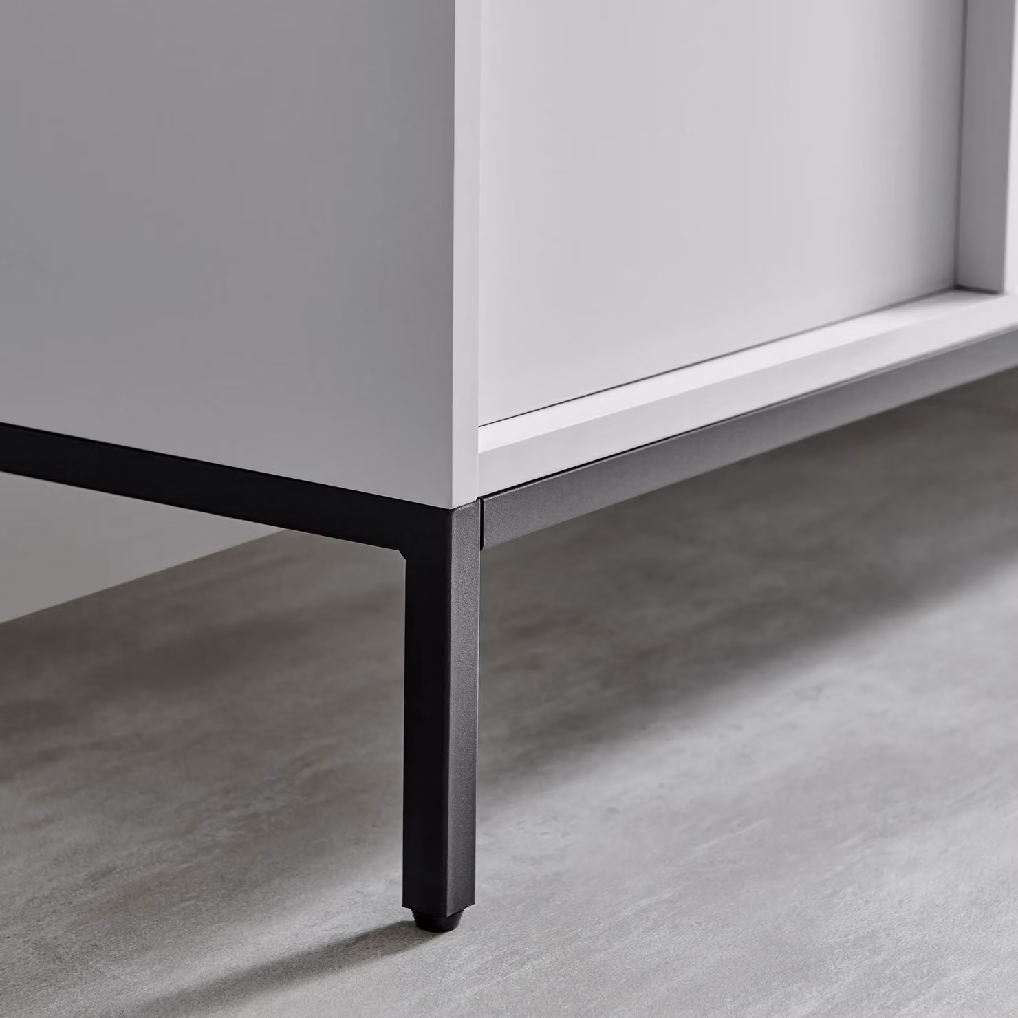 FurnitureboxUK Svit Scandinavian Style Storage TV Sideboard in White – 3